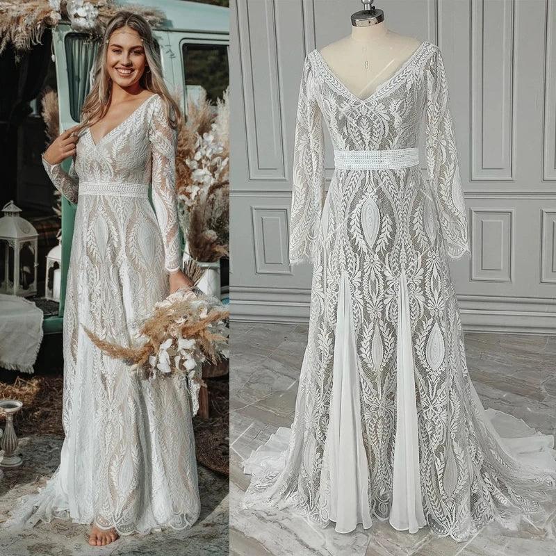Robe de Mariée Bohème Belgique