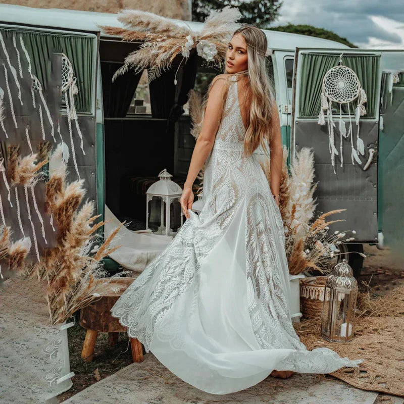 Robe de Mariée Bohème Belgique