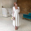 Robe de Mariée Mi Longue Bohème