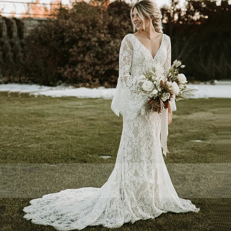 Robe de Mariée Style Bohème