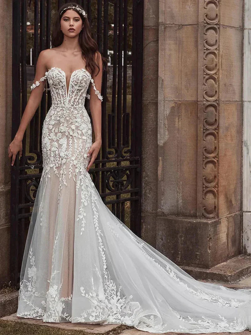 Robe de Mariée Civile Bohème