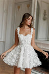 Robe de Mariée Bohème Champêtre Courte