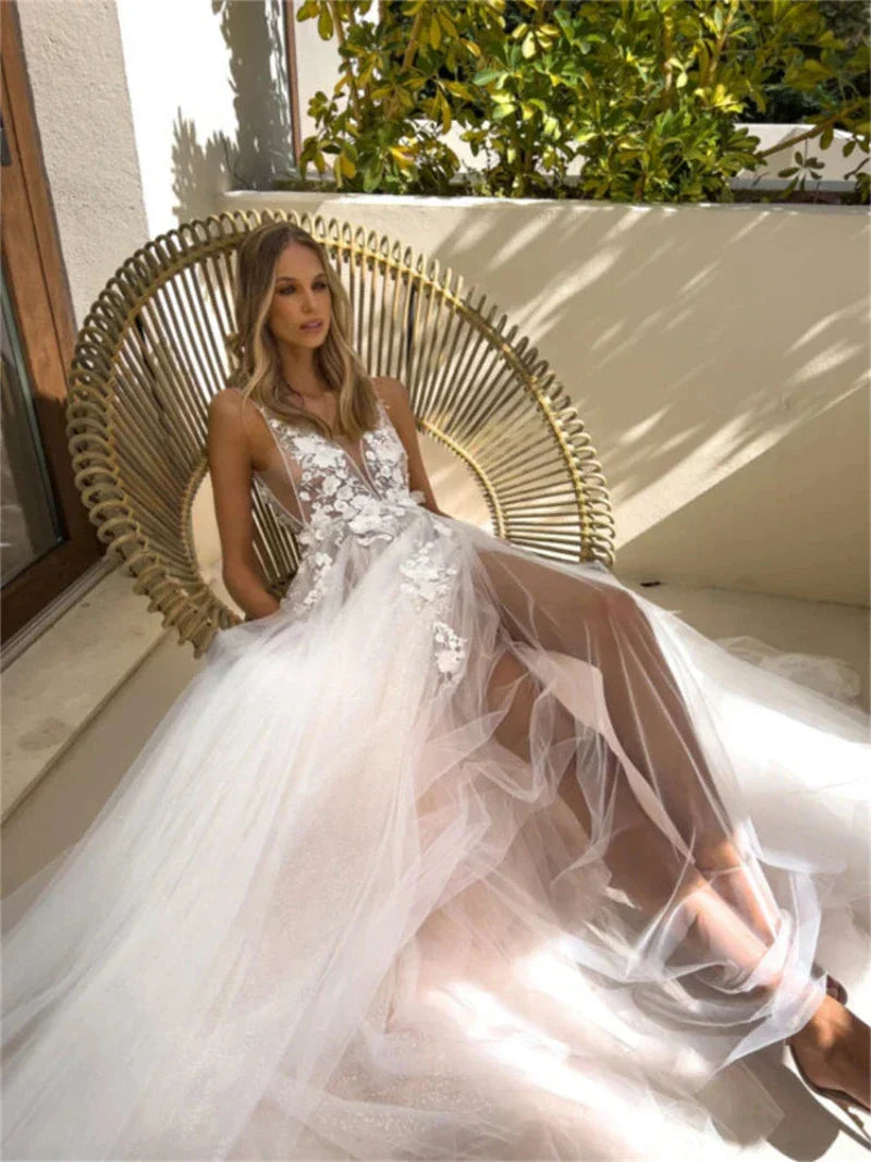 Robe De Mariée Bohème Grande Taille