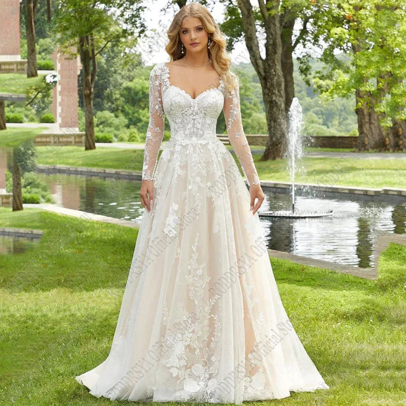 Robe de Mariée Style Empire Bohème