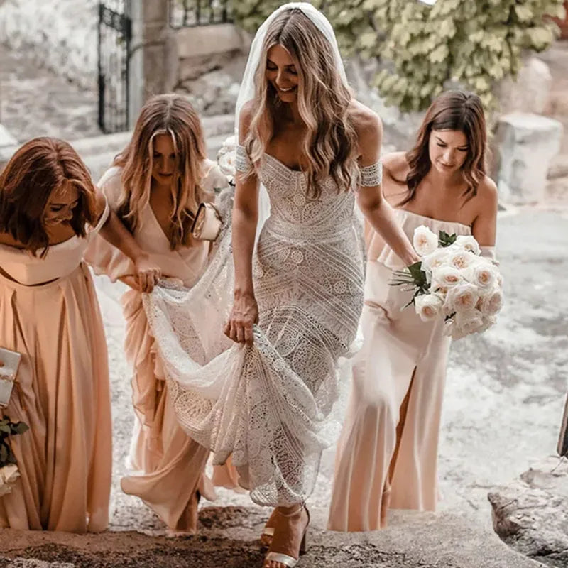 Robe De Mariée Sirène Boheme