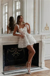 Robe de Mariée Bohème Champêtre Courte