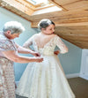 Robe de Mariée Bohème Chic Courte
