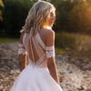Robe de Mariée Bohème Bordeaux