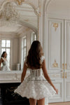 Robe de Mariée Bohème Champêtre Courte