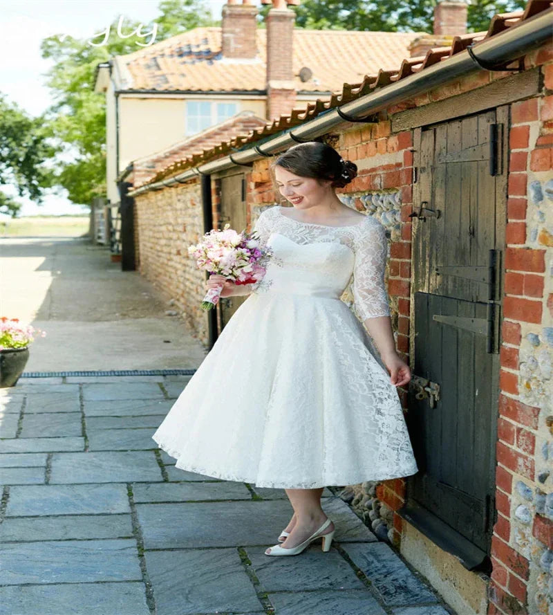 robe-mariee-boheme-chic-courte